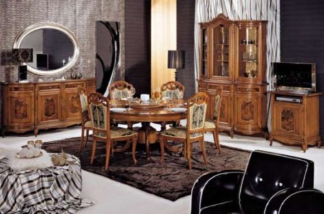 Những bộ bàn ghế sang trọng mang phong cách Italia cổ điển