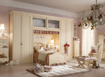 Những thiết kế phòng ngủ xa hoa cho bé gái