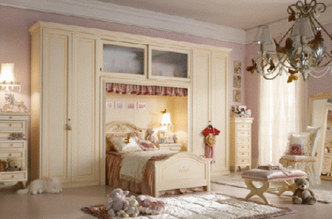 Những thiết kế phòng ngủ xa hoa cho bé gái
