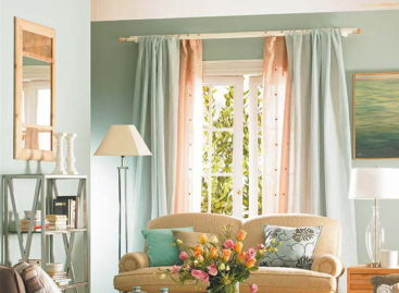 Trang trí cho phòng khách bằng những gam màu tuyệt đẹp mùa hè