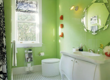 Phòng tắm sắc màu lung linh