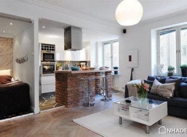 Thiết kế hoàn hảo cho căn hộ nhỏ ở Thụy Điển