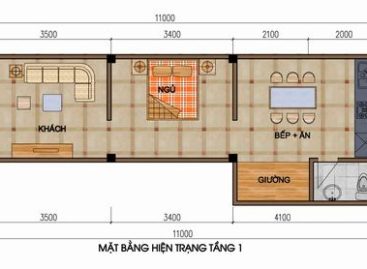 Tư vấn thiết kế, sắp xếp căn hộ 33m2 cho 4 người ở