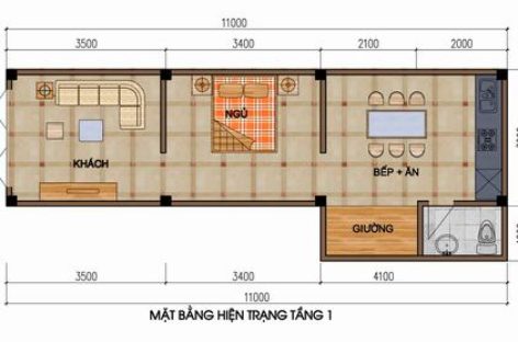 Tư vấn thiết kế, sắp xếp căn hộ 33m2 cho 4 người ở