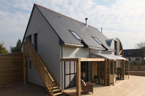 Ngôi nhà với kiến trúc xanh ở Brittany nước Pháp