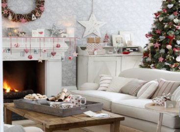 10 ý tưởng trang trí phòng khách mùa Giáng Sinh