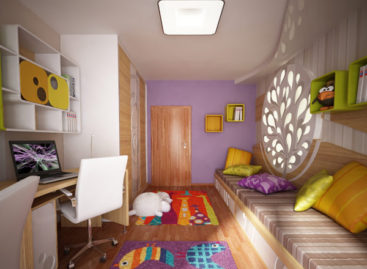 Phòng ngủ sống động, đầy màu sắc cho trẻ em