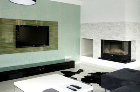 Sắc xanh hài hòa dành cho nội thất căn hộ gia đình