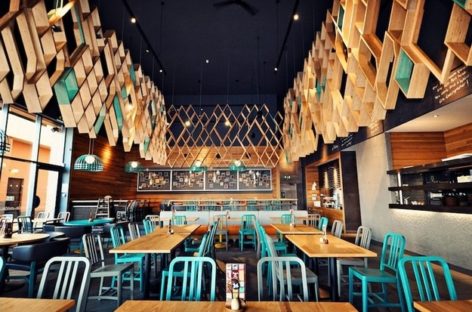 BLACKSHEEP: Nội thất nhà hàng Nando’s ấn tượng tại Ashford