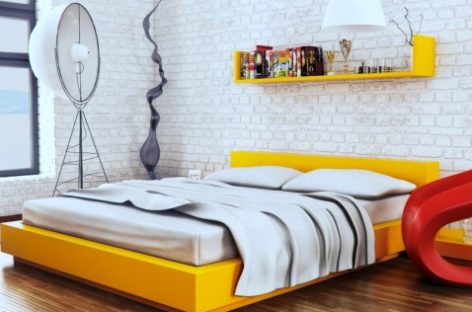 Phòng ngủ sang trọng với gam màu sắc tươi tắn