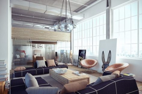 Chiêm ngưỡng không gian căn hộ loft xinh đẹp