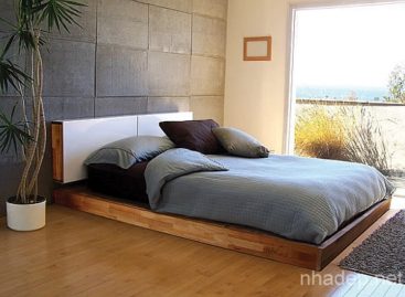 Những thiết kế giường thấp sàn cho phòng ngủ