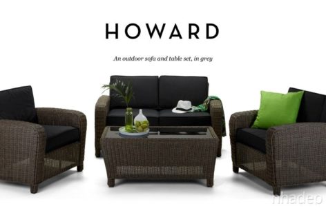 Sang trọng với bộ bàn ghế ngoài trời của Công ty Howard
