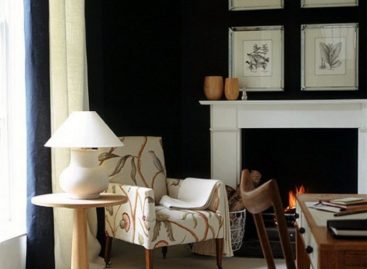 21 thiết kế phòng khách trắng đen truyền thống