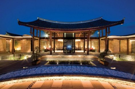 Sự pha trộn giữa kiến trúc truyền thống và hiện đại của resort Banyan Tree Lijiang