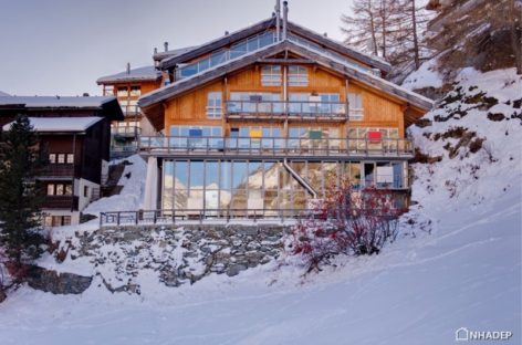 Ngôi nhà rộng rãi tiện nghi ở vùng núi tuyết Thụy Sĩ