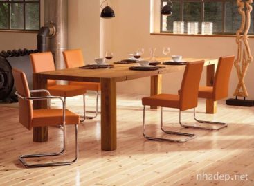 Phòng ăn thêm sang trọng với bộ sưu tập bàn ăn gỗ Pure của Rodam