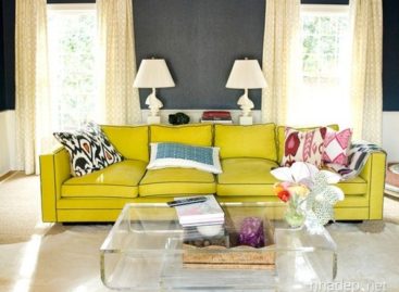 15 mẫu phòng khách trong gam màu vàng rực rỡ
