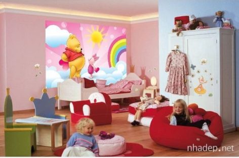 Khám phá thế giới hoạt hình qua 15 mẫu phòng ngủ dành cho những cô công chúa nhỏ