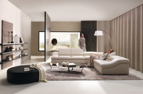 Ý tưởng thiết kế phòng khách thanh lịch của Natuzzi