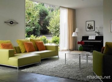 Ý tưởng trang trí nội thất với màu xanh lá cây