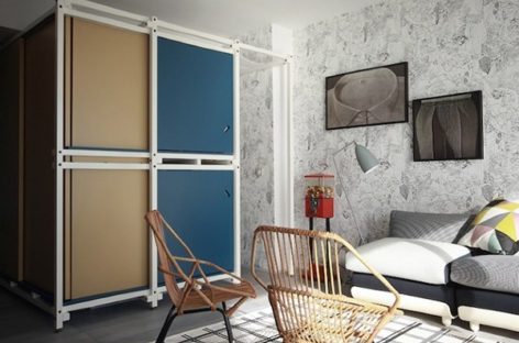 Giải pháp thiết kế cho căn hộ diện tích nhỏ ở Pháp