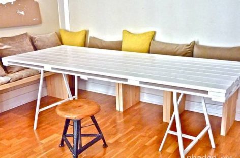 11 mẫu bàn DIY phong cách dành cho không gian phòng ăn