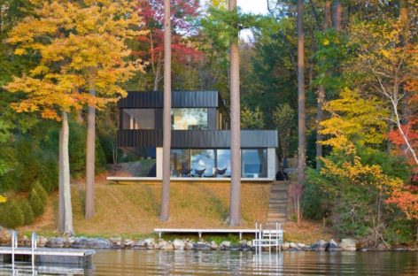 Nhà ven hồ: kiến trúc theo cảm hứng hiện đại ở Vermont