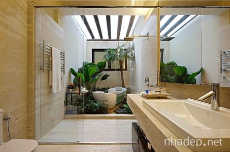 12 mẫu thiết kế phòng tắm mang phong cách nhiệt đới