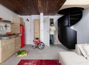 Thiết kế nội thất độc đáo từ những thùng gỗ