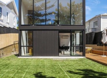 Phong cách hiện đại trong ngôi nhà “hộp” ở New Zealand
