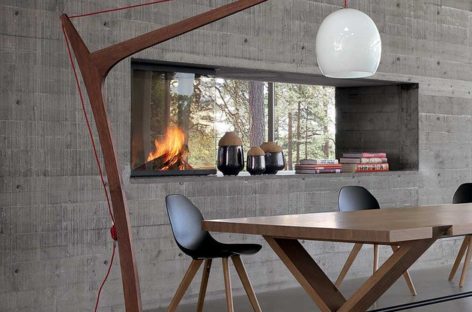 Thiết kế đèn sàn bằng gỗ đầy sáng tạo của Roche Bobois