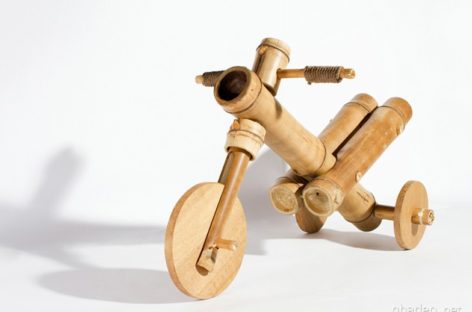 Ý tưởng độc đáo xe đạp ba bánh từ gỗ tự nhiên của a21studio