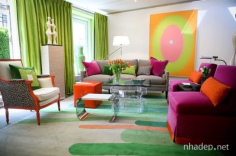 Kết hợp những màu sắc nổi bật một cách chuyên nghiệp