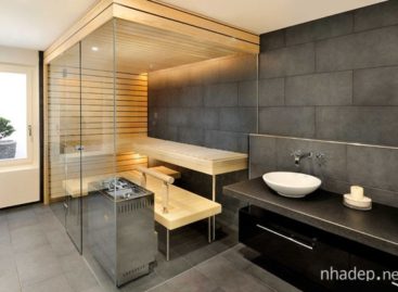 Phòng tắm hơi chuyên dụng hiện đại trong nhà