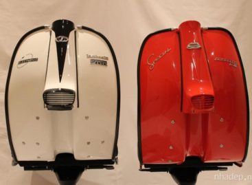 Cảm hứng retro: Chiếc ghế Lambretta hình xe tay ga