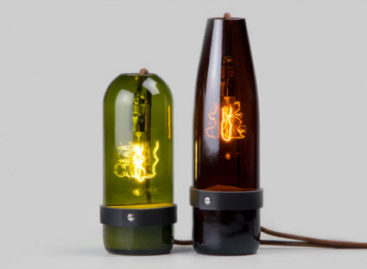Độc đáo với mẫu thiết kế đèn hình chai