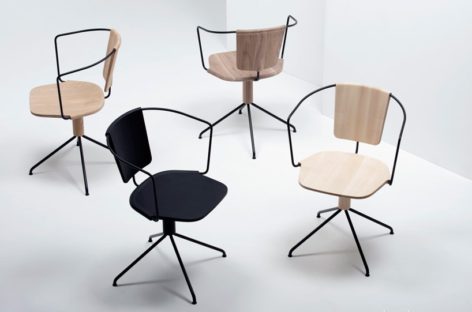Bộ sưu tập ghế gỗ Uncino tinh tế của công ty Mattiazzi