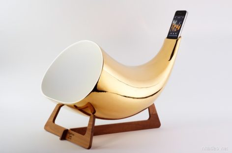 Sản phẩm khuếch đại âm thanh cho điện thoại làm bằng gốm sứ Megaphone