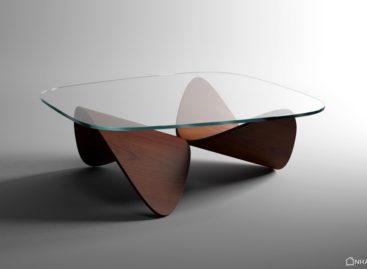 Chiếc bàn sofa làm từ gỗ sồi của nhà thiết kế Sandro Lopez
