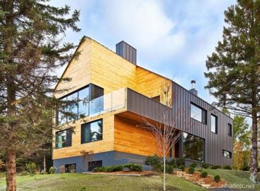 Malbaie VIII-La Grange – Ngôi nhà gỗ hiện đại và ấm áp ở Quebec, Canada