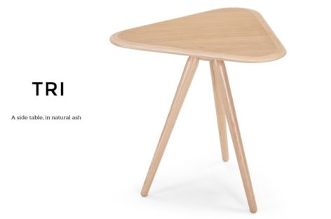 Tiết kiệm không gian với side table Tri hình tam giác tiện lợi