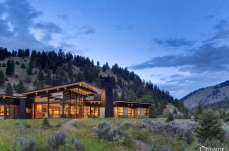 Vẻ hiện đại của ngôi nhà River Bank ở Montana