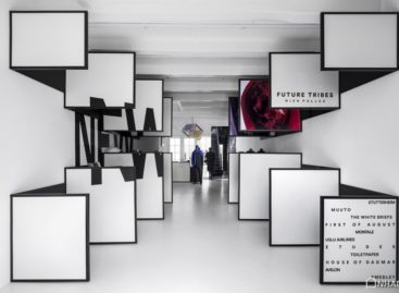 Cửa hàng bán lẻ của tạp chí Frame ở Amsterdam kết hợp các hiệu ứng thị giác 2D và 3D