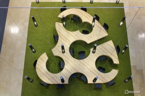 Chiếc bàn học thiết kế độc đáo tại đại học Oviedo