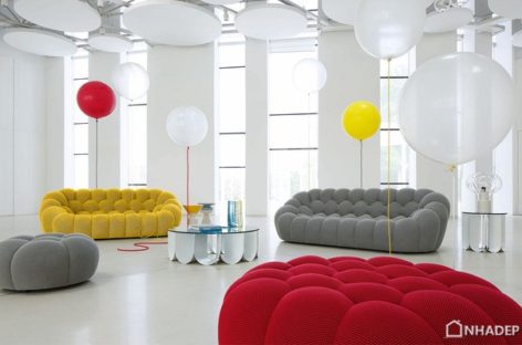 Ghế sofa hình bong bóng của Roche Bobois