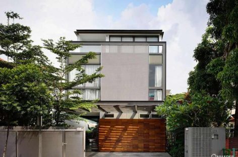 Ngôi nhà hiện đại, sang trọng ở Singapore