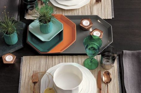 Trang trí bàn ăn với những vật dụng khác nhau