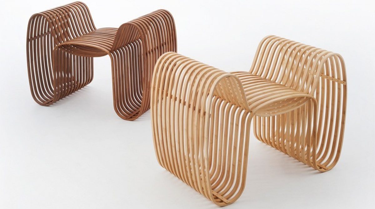 Chiếc ghế tre Bow Tie được thiết kế bởi Gridesign