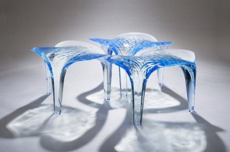 Bộ sưu tập nội thất Liquid Glacial của Zaha Hadid
